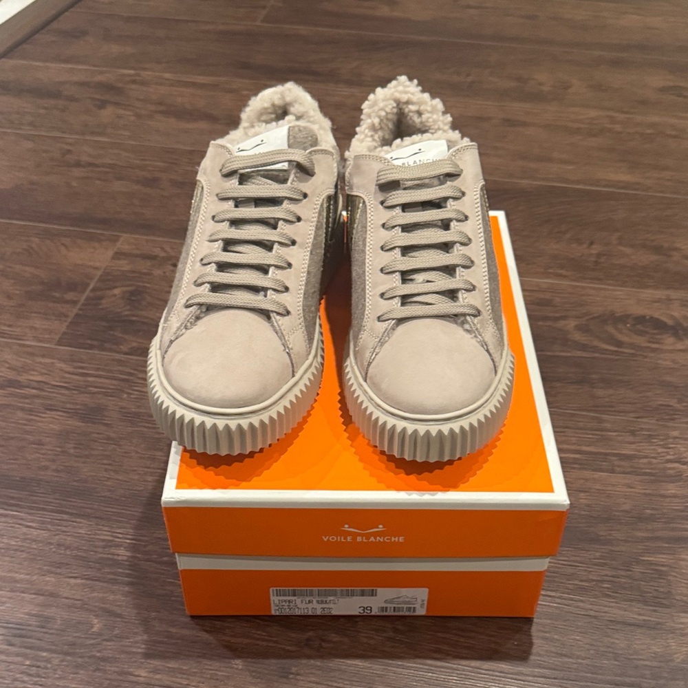 Voile Blanche Light Tan Sneakers